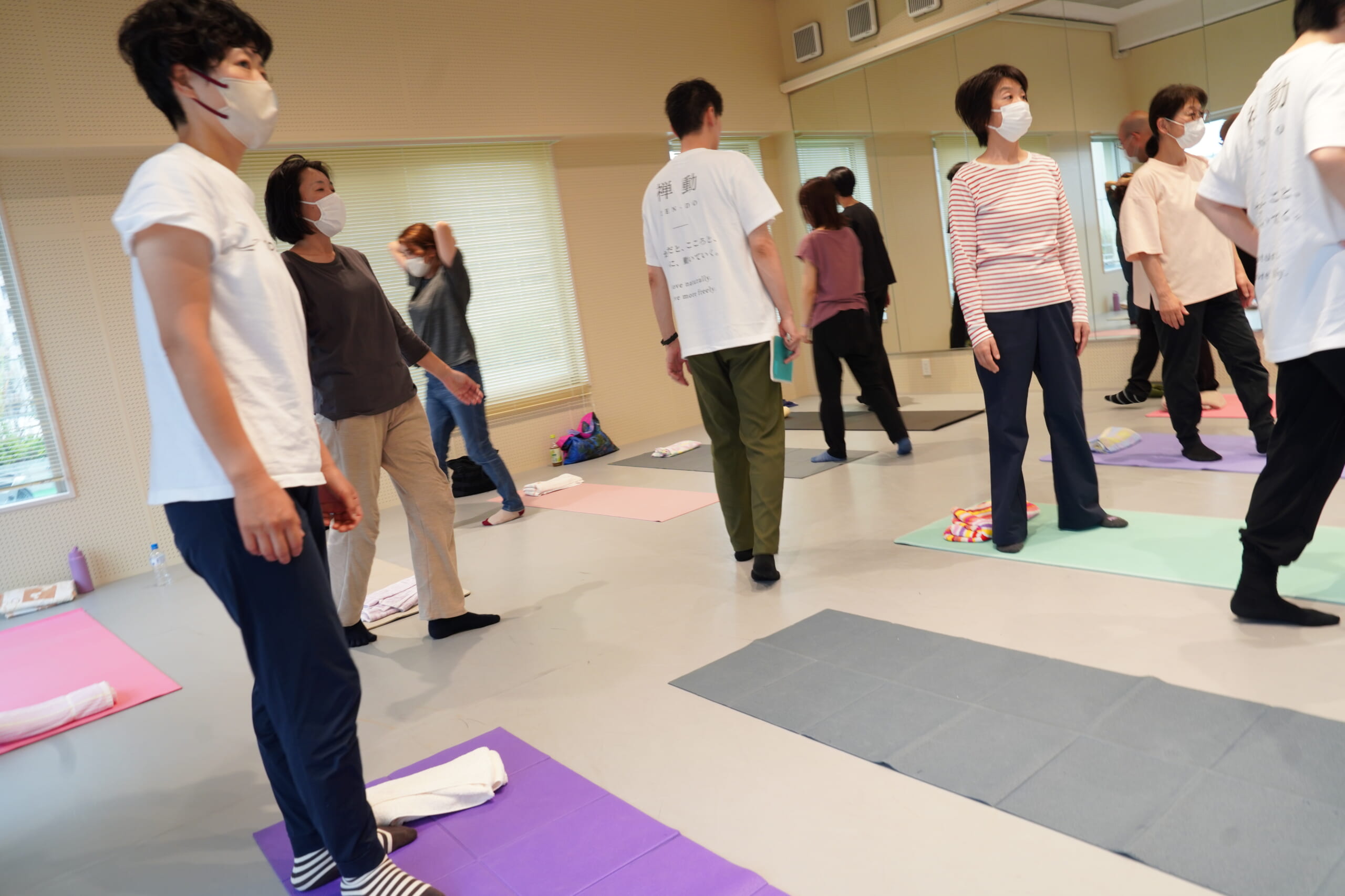 禅動の様子